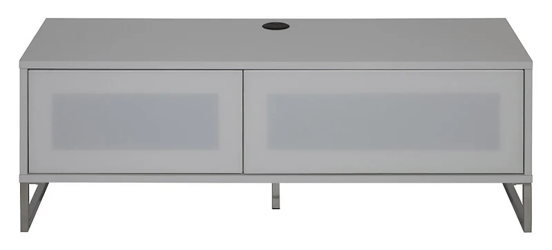 Alphason Helium TV Stand with 1 Door and 1 Flap in White