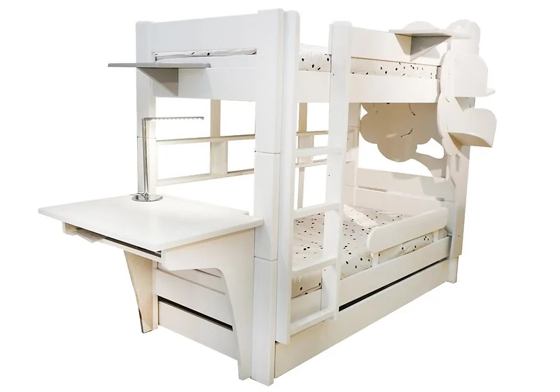 Mathy By Bols Dominique separable bunk bed with desk and drawers