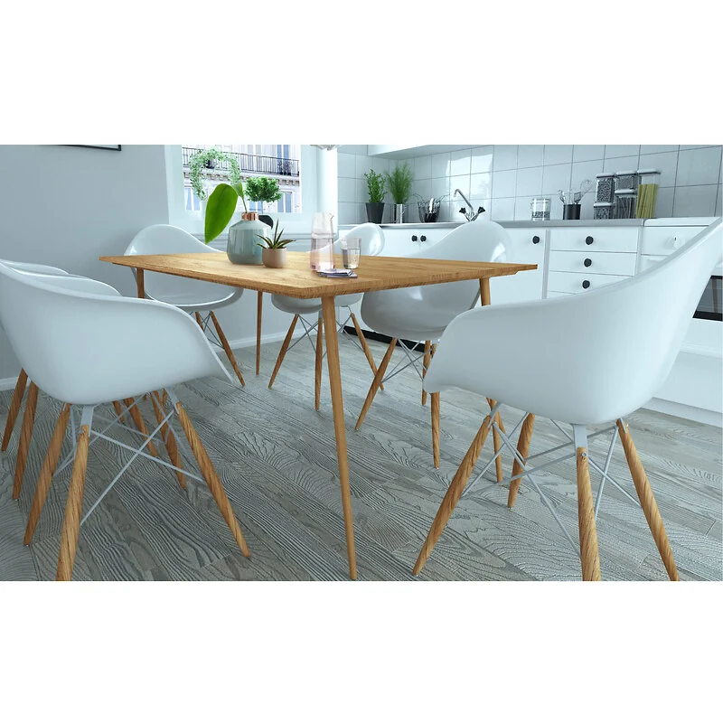 Dorel Monza Table 160 OakOak view 2