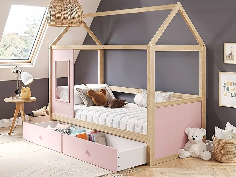 Flair Ted playhouse wooden bed with storage - view 7