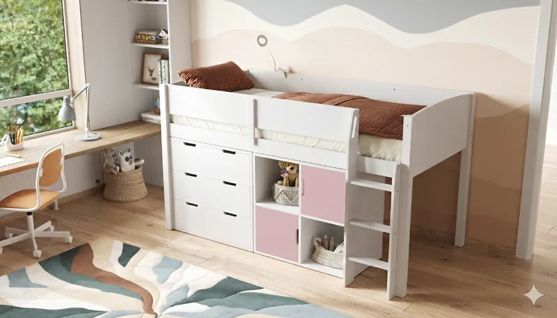 Flair Loop mid sleeper full storage set - view 2