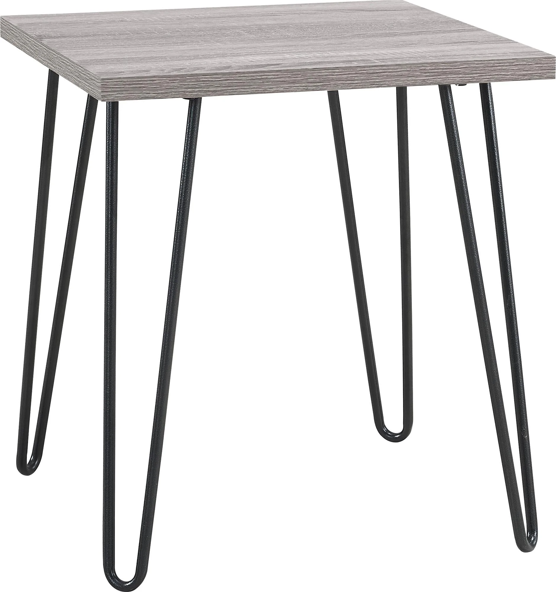 Dorel Owen End Side Table Rustic Oak Look