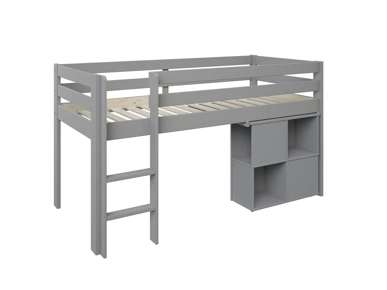 Noomi Nora Workstation Mid Sleeper Bed Solid Wood (FSC-Certified) – view 3