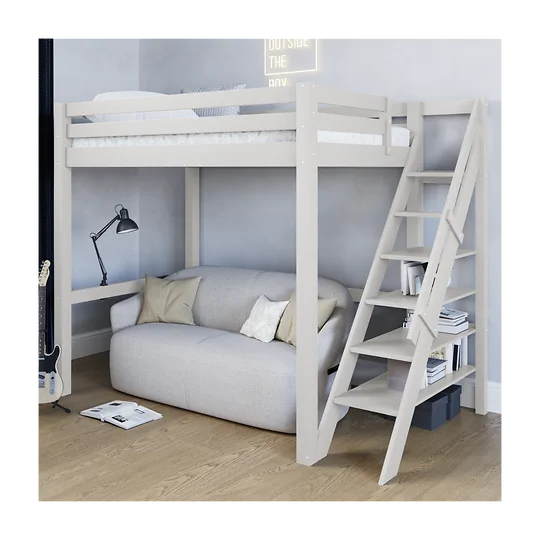 Noomi Studio Solid Wood Loft Bed Double High Sleeper