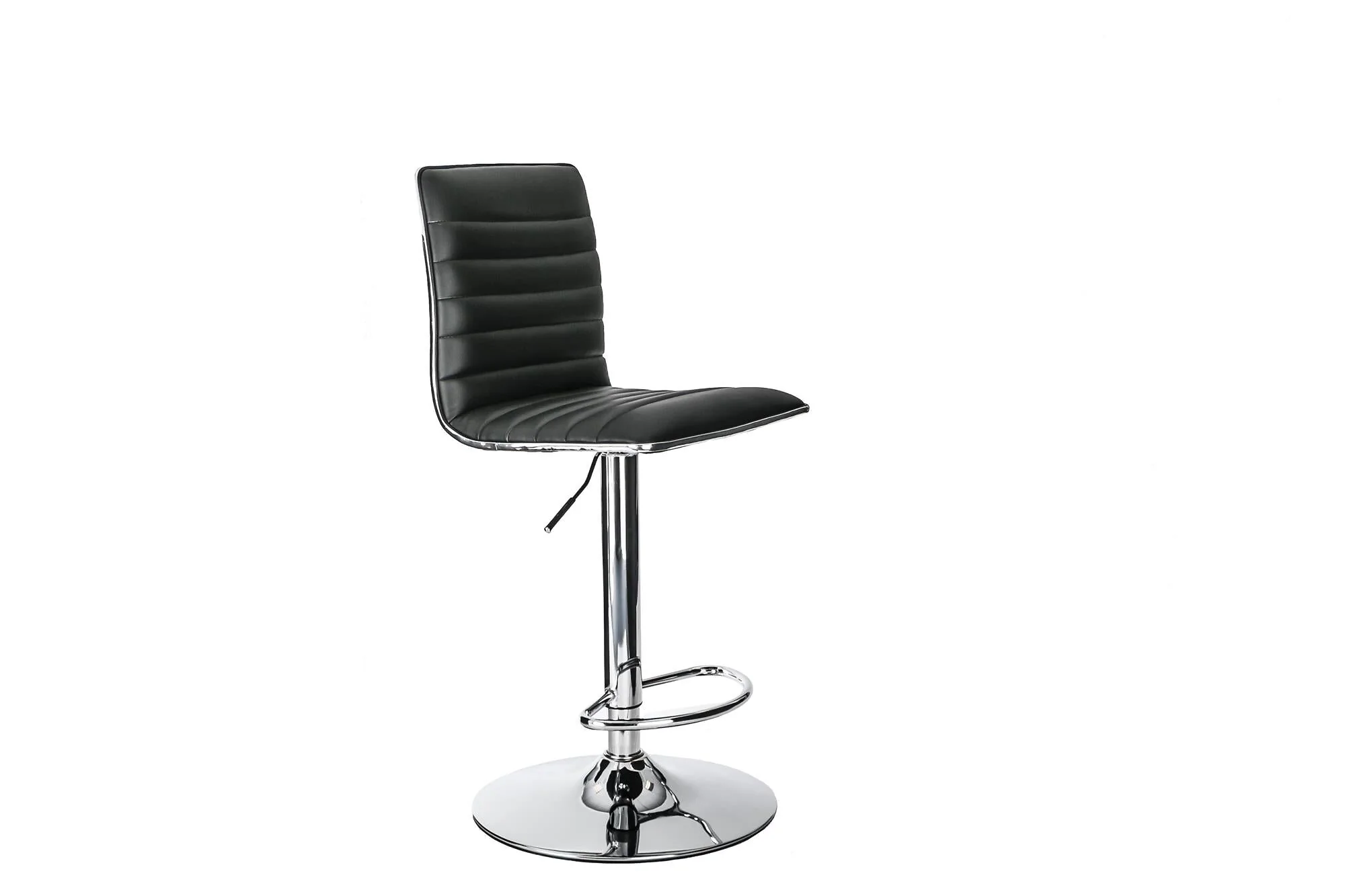 Dorel Colby Adjustable Barstool in Pu Black