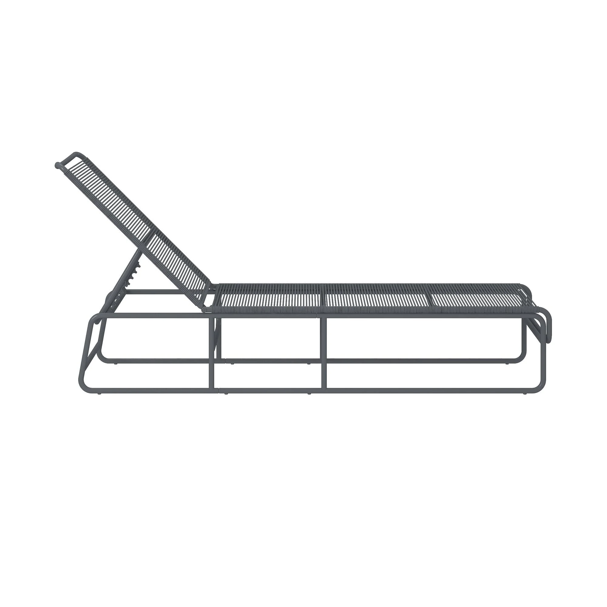 Dorel Nyla Sunlounger Charcoal view 4
