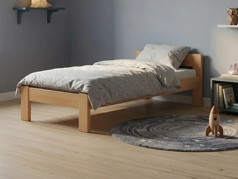Mathy By Bols Dominique Joel Wooden Single Bed Frame