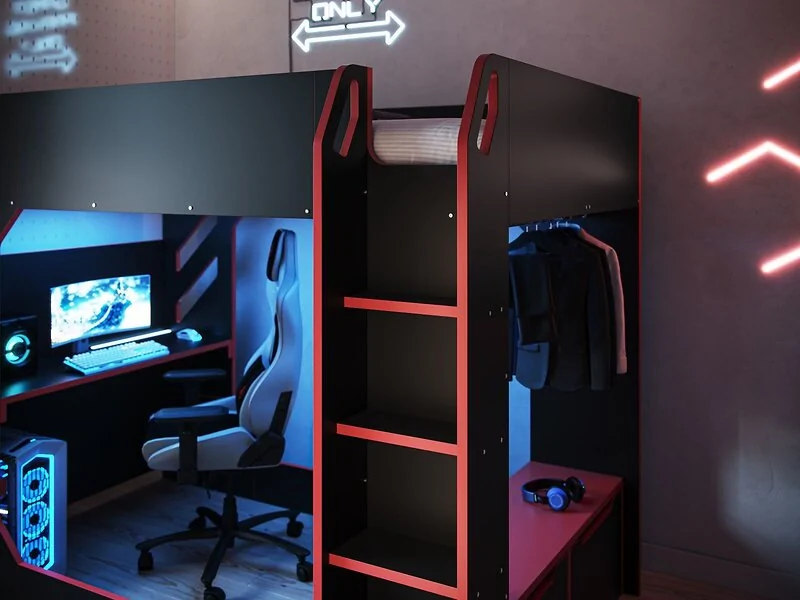 Recoil Shuttle small double LED gaming high sleeper - view 10