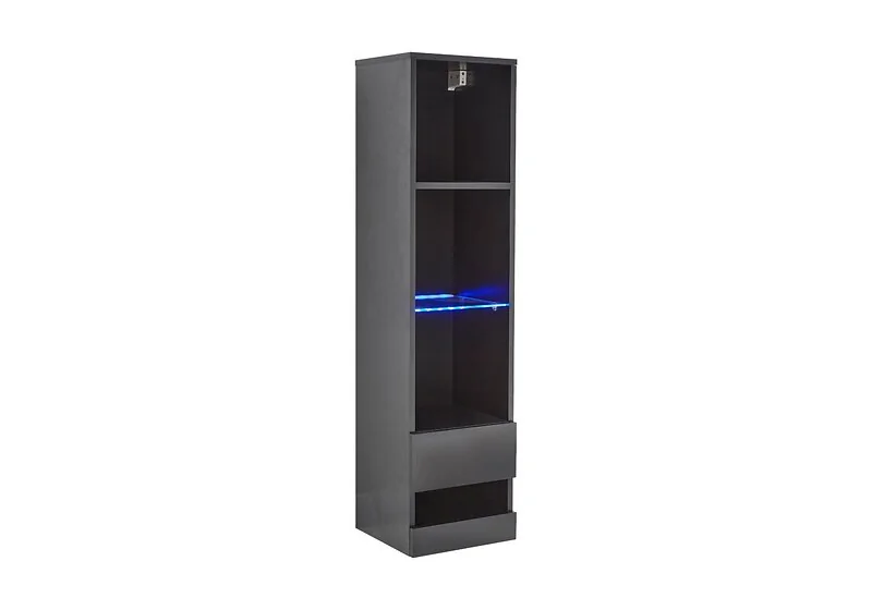 GFW Galicia Tall Wall Mounted Shelf Unit with LED – view 15