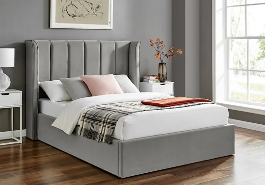 Limelight Polaris Recycle Fabric Ottoman Bed Frame