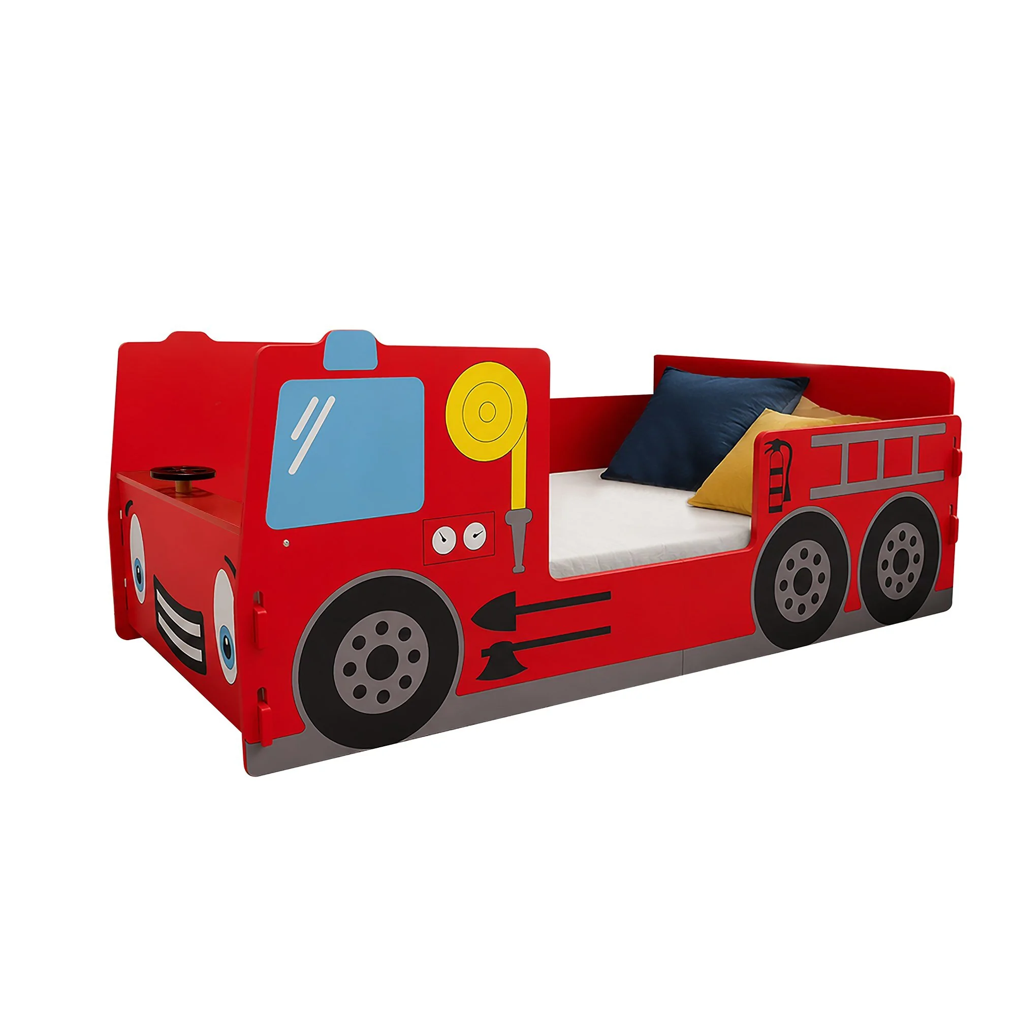 Kidsaw red fire engine toddler bed