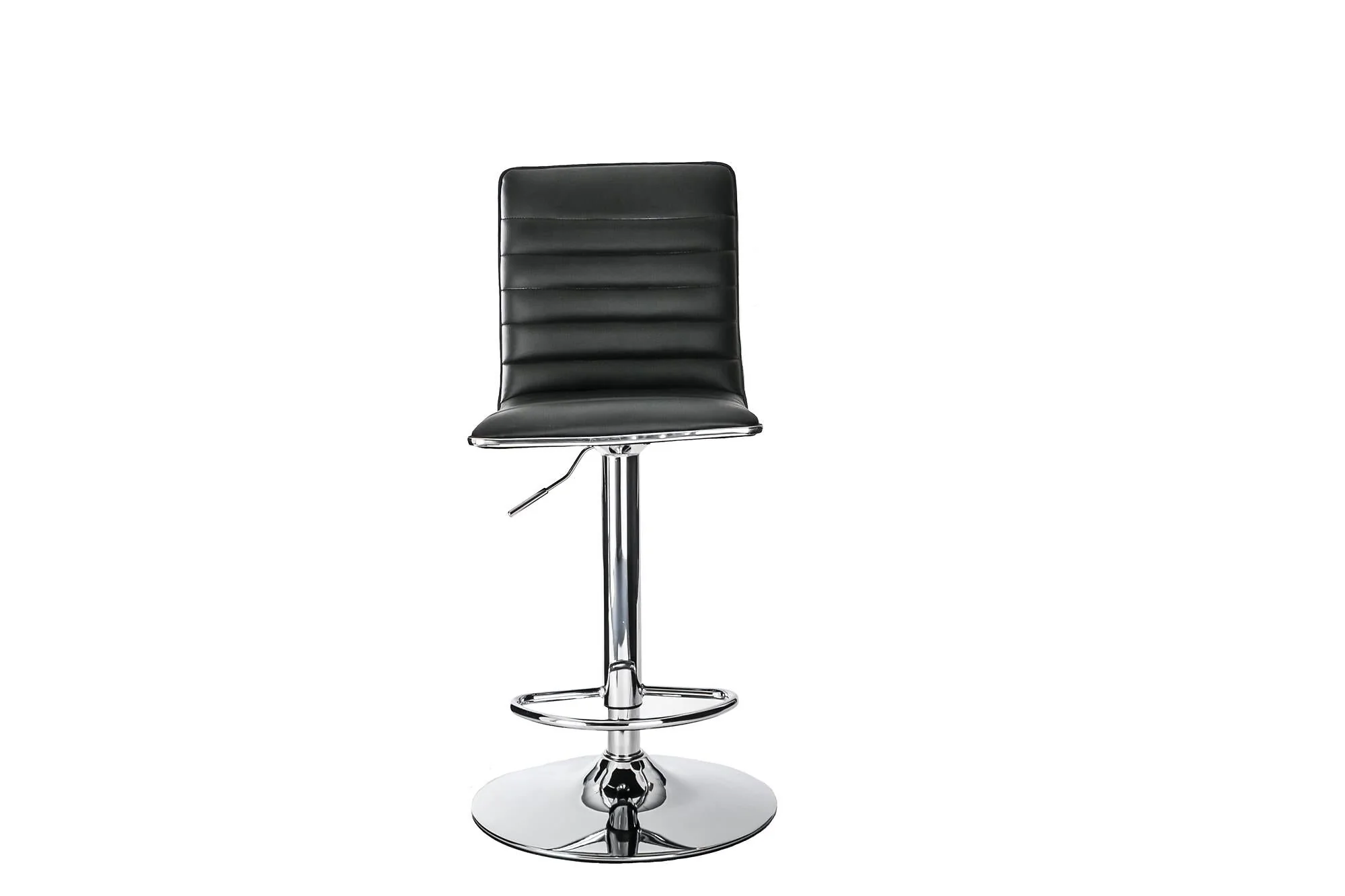 Dorel Colby Adjustable Barstool in Pu Black