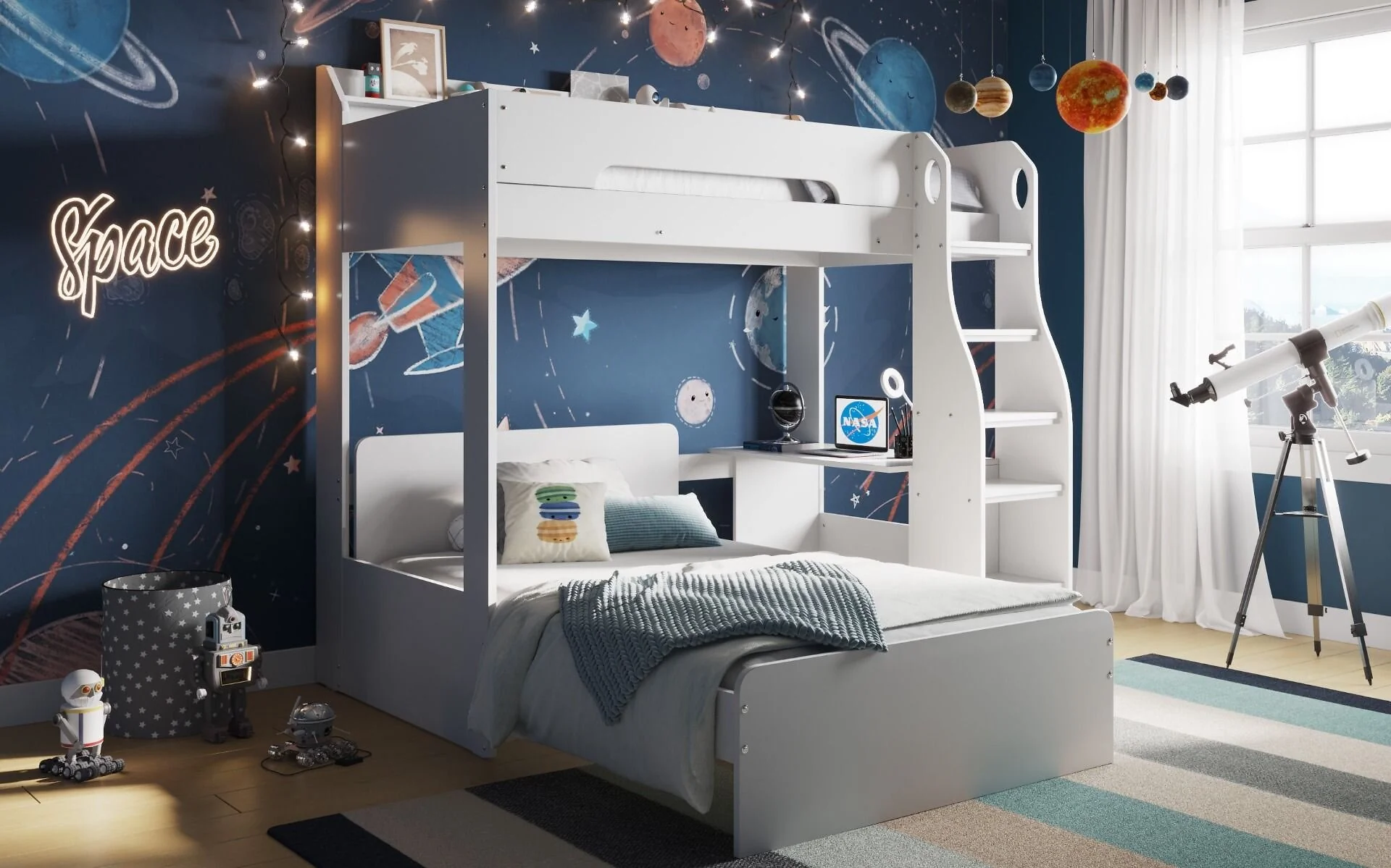 Flair Cosmic L shaped triple bunk bed - view 11