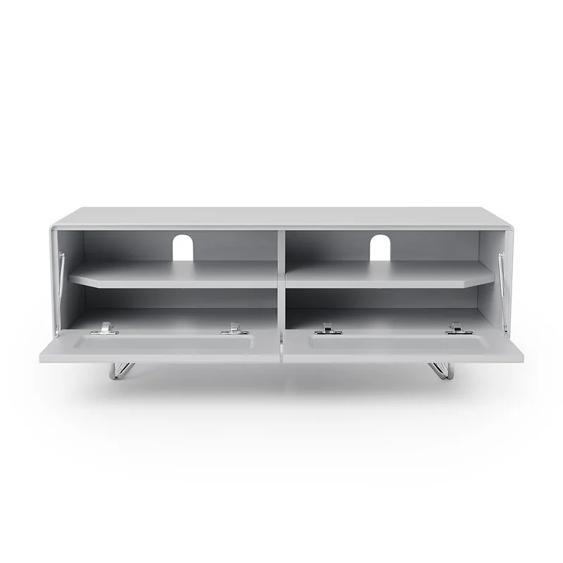 Dorel Apollo TV Stand with Doors in White view 4