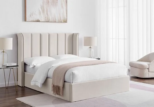 Limelight Polaris Recycle Fabric Ottoman Bed Frame
