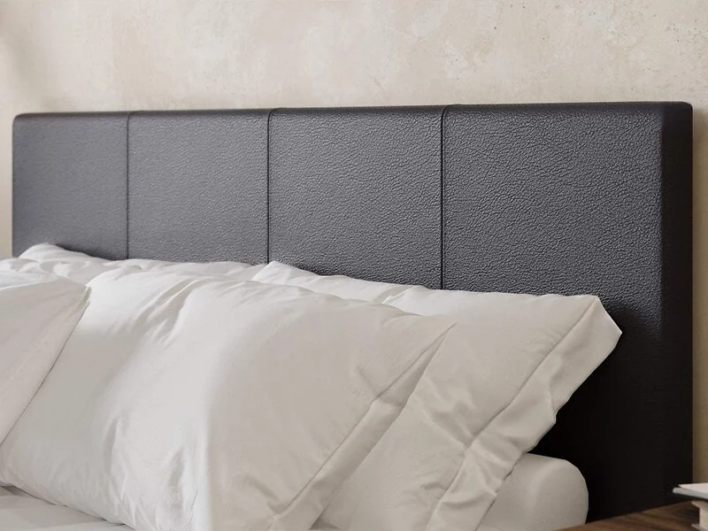 Flair Leto brown faux leather bed frame - view 5