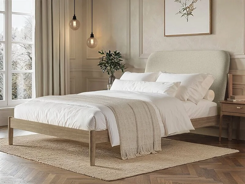 Flair Dahlia pillowback wooden bed frame