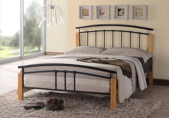 Time Living Tetras Metal Bed Frame with Slats