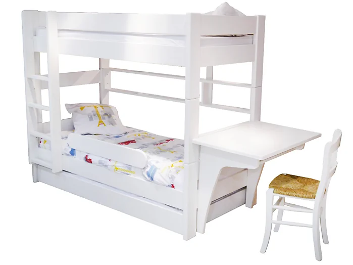Dominique bunk bed with optional pull-out trundle