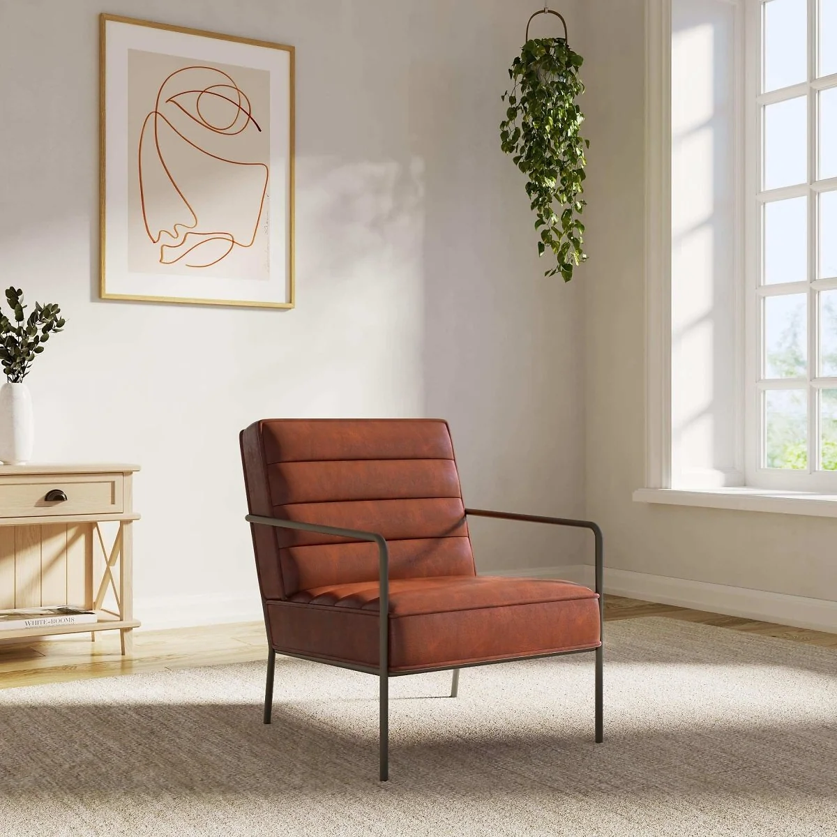 Alphason Bookham Accent Chair in Green Velvet