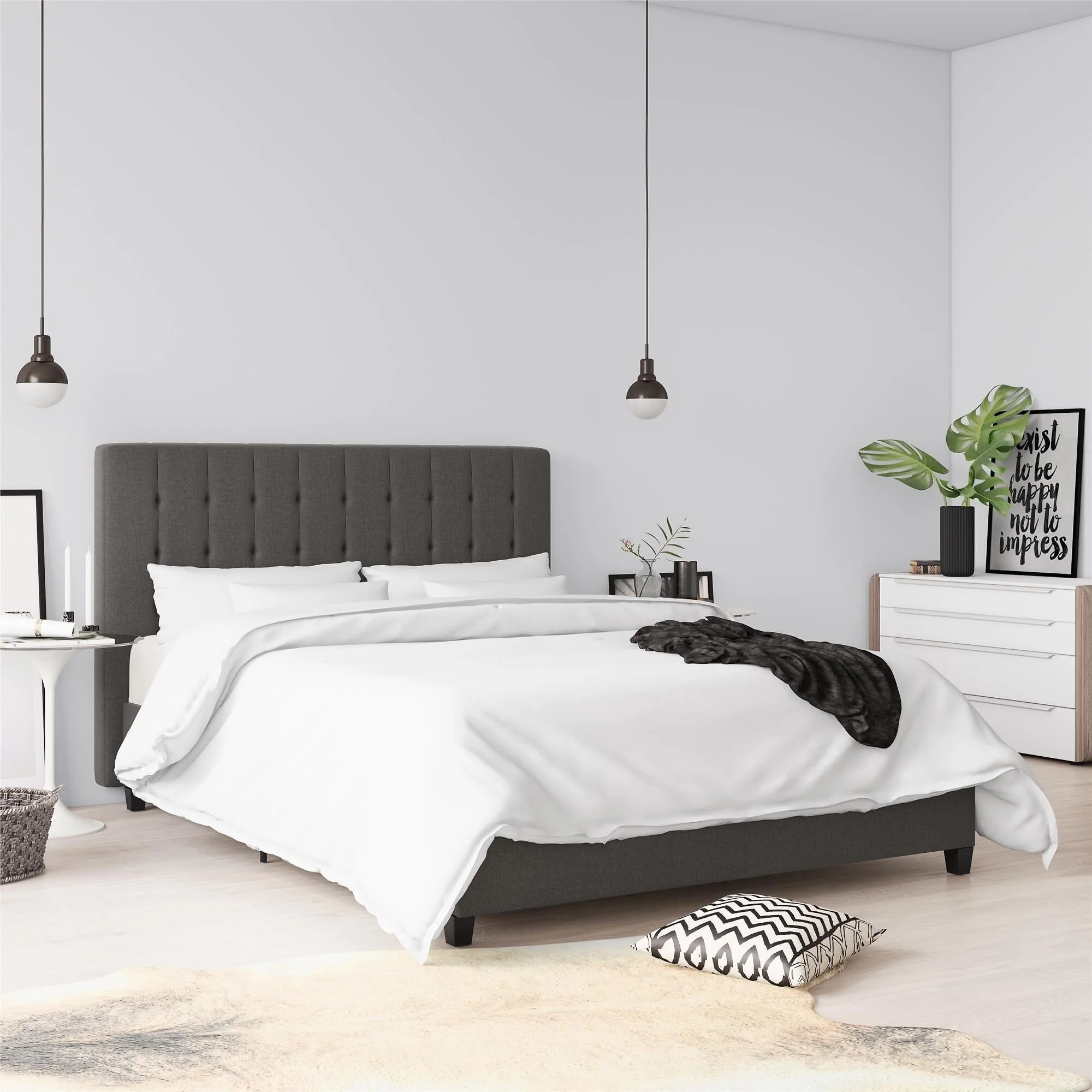 Dorel Emily Upholstered Bed Linen view 6