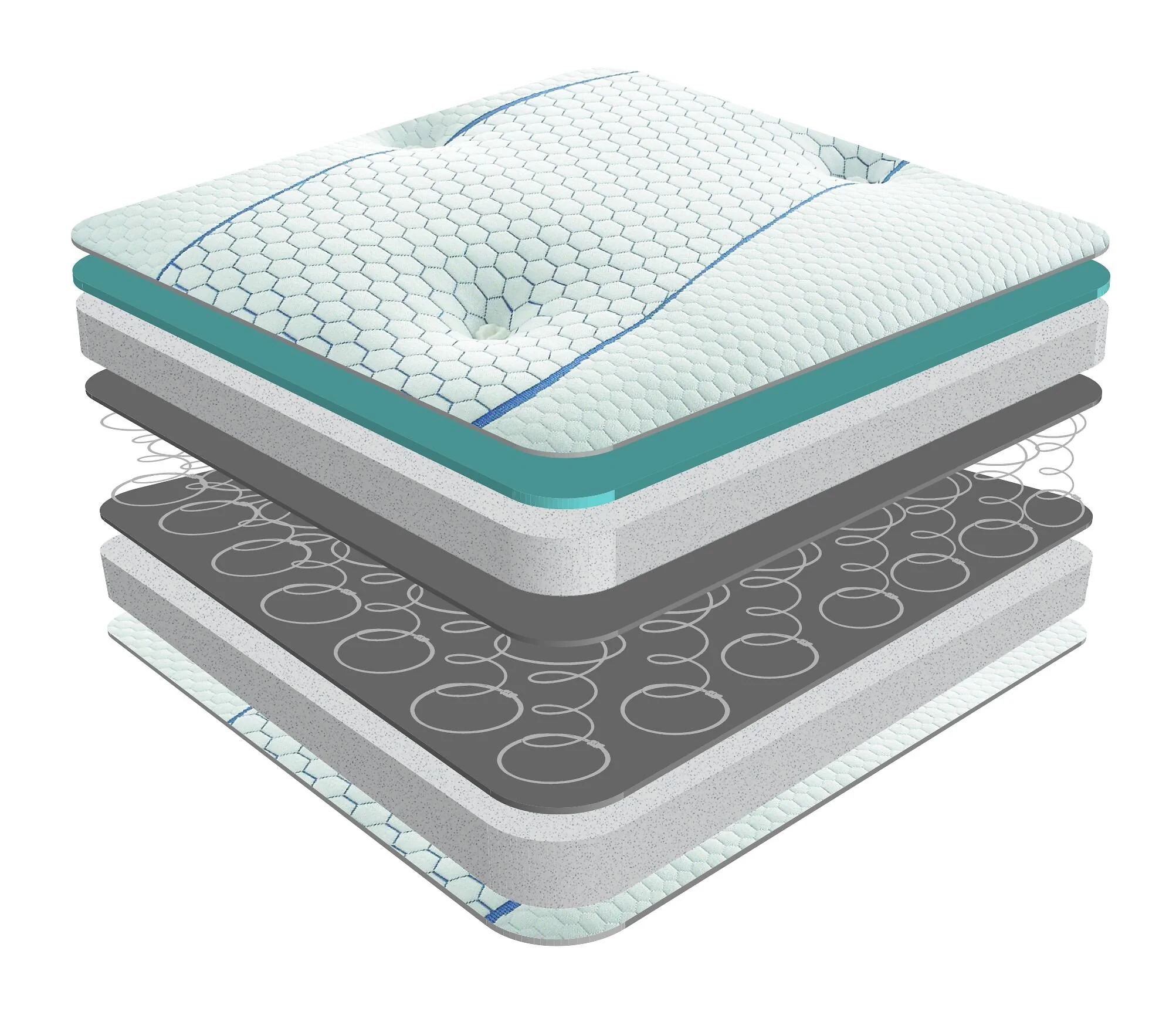 Sareer Cool Blue Memory Coil Mattress