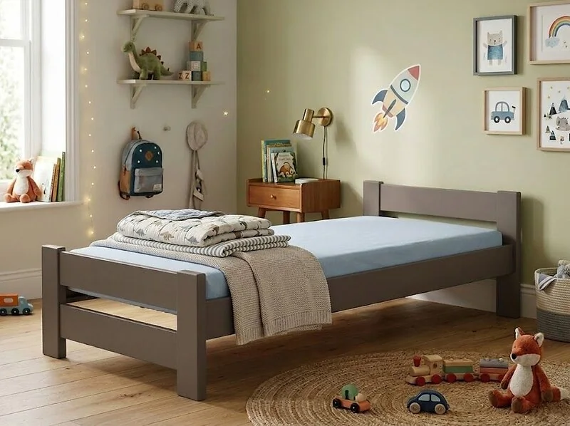 Mathy By Bols Claude Wooden Single Bed Frame