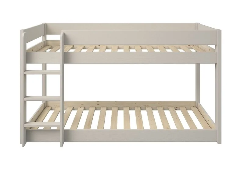 Cashmere kids low bunk bed with ladder - cutout